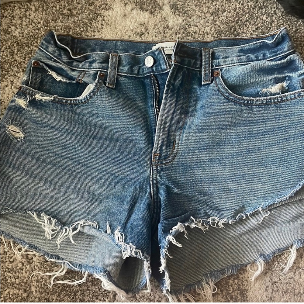Abercrombie Curve Love Jean Shorts